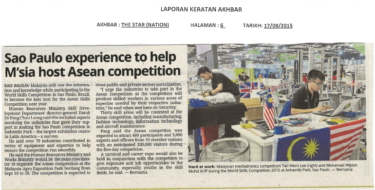 Sao Paolo Experience To Help M'sia Host Asean Competition