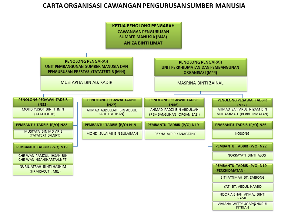 carta pengusan sumber manusia carta pengurusan sumber manusia