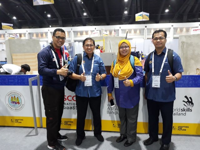 Lawatan KP JTM ke Pertandingan ASEAN Skills Competition 2018 di Bangkok