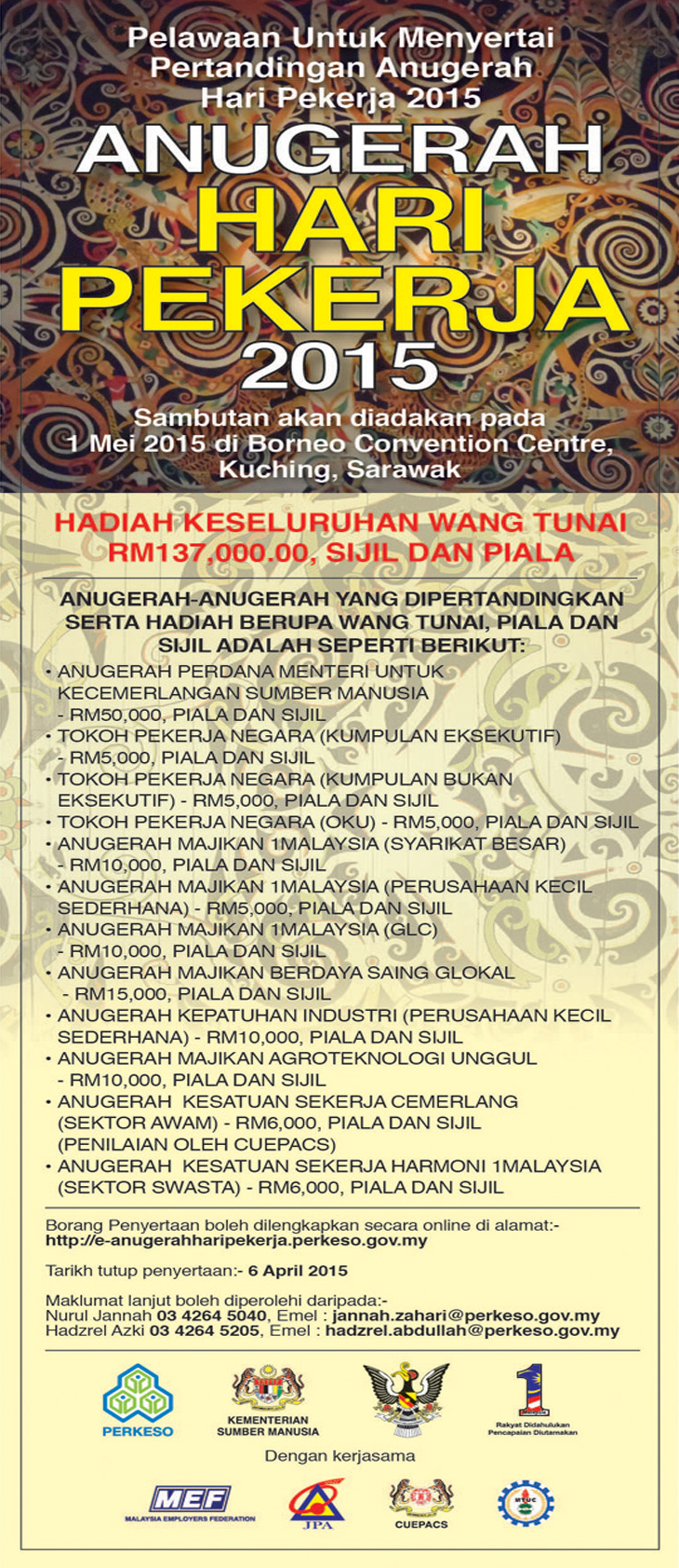 Anugerah Hari Pekerja 2015